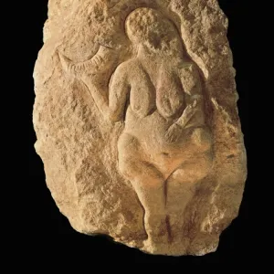 Venus of Laussel. 25 mil. -18 mil. BC. Venus