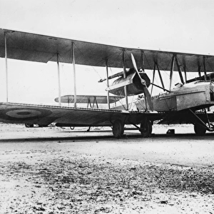 Vickers Vimy FB 27A bomber plane with Fiat engines, WW1