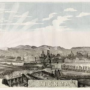 Vienna: general view. Date: 1849