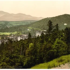 View of the Carola Road, Carsbad, Bohemia, Austro-Hungary