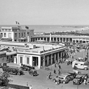 View of the Casino at Dieppe, France