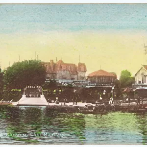 A view of the Karsino at East Molesey, 1910-1920