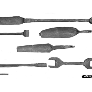 A view of tools, unidentified (possibly Coopers)