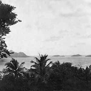 View of various Seychelle Islands
