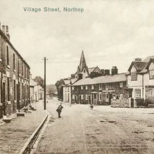 Village Street, Northop - Boot Hotel (on right)