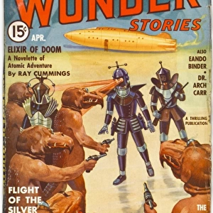 Void Wanderer, Thrilling Wonder Stories Scifi Magazine Cover