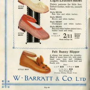 W Barratt & Co Ltd shoe catalogue, childrens shoes