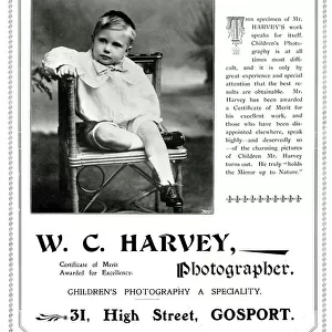 W. C. Harvey, Childrens Photographer, High Street, Gosport