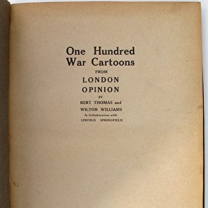 One Hundred War Cartoons from LONDON OPINION