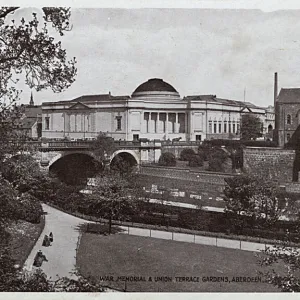 The War Memorial & Union Terrace Gardens, Aberdeen