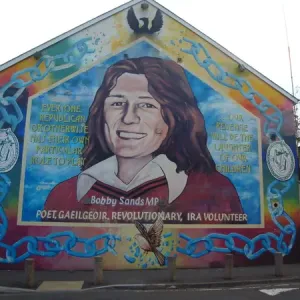 Belfast War Mural of Bobby Sands MP Print, 2011 Belfast War Mural of Bobby Sands MP Print, 2011