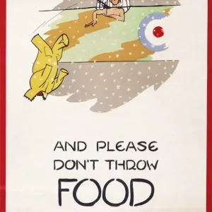 Wartime Poster: Conserve Clothes and Food Print Wartime Poster: Conserve Clothes and Food Print