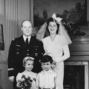 Wartime wedding group