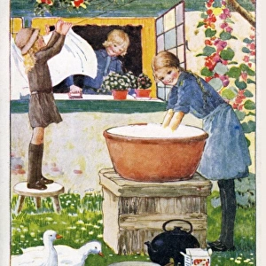 Washing Day by Millicent Sowerby