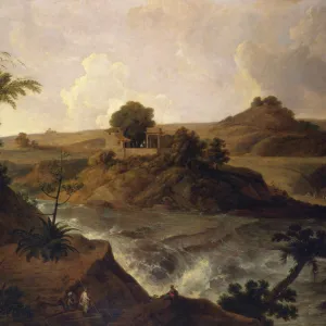 A Waterfall near Pateta, by Thomas Daniell