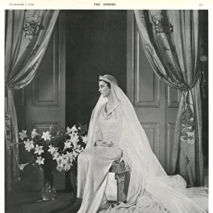 In Her Wedding Gown - Princess Marina of Greece