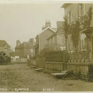 La Via di Slinfold a Horsham in Bramber nel Sussex in Inghilterra. Data del 1903 La Via di Slinfold a Horsham in Bramber nel Sussex in Inghilterra. Data del 1903