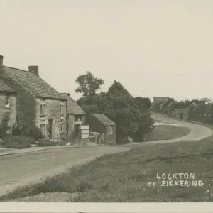 Il Villaggio di Lockton in Pickering nel Yorkshire nell'Inghilterra del 1920 Il Villaggio di Lockton in Pickering nel Yorkshire nell'Inghilterra del 1920