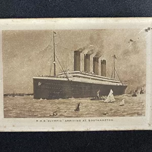 White Star Line, RMS Olympic, abstract of log