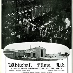 Whitehall Films Ltd, film studio, Boreham Wood, Elstree