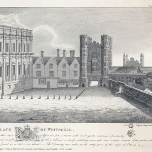 Whitehall, with Holbein Gateway and Banqueting Hall