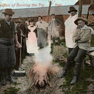 Wiltshire Bacon - Ancient Custom of Burning the Pig