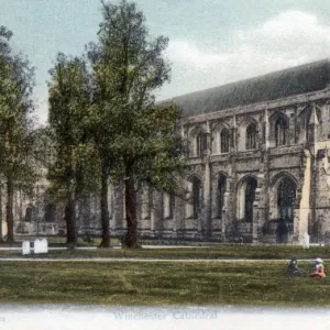 Winchester Cathedral Print, 1910 Winchester Cathedral Print, 1910