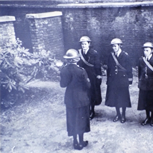 Four women police officers in London, WW2