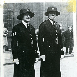 Two women police officers in updated uniform, London