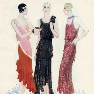 1929 evening dresses 1929 Evening Frock E20-6633 – EvaDress Patterns main image 0