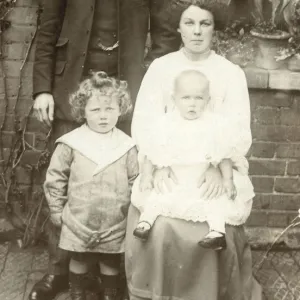 Working Class family in their Sunday Best Attire