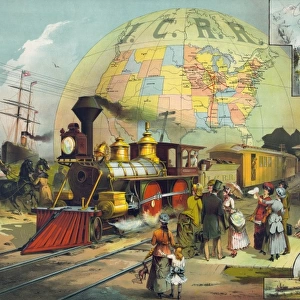 The worlds railroad scene