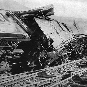 Wreckage of the Flying Scotsman