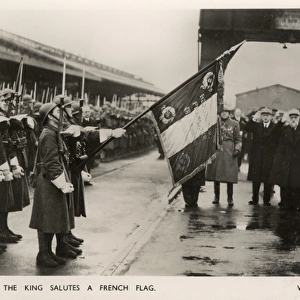WW2 - HM King George VI visits the BEF, December 1939