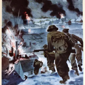 WW2 poster, Back Them Up