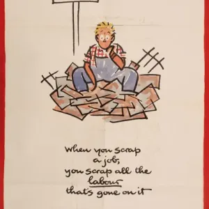WW2 Poster: Scrap Heap Print, circa 1942 WW2 Poster: Scrap Heap Print, circa 1942