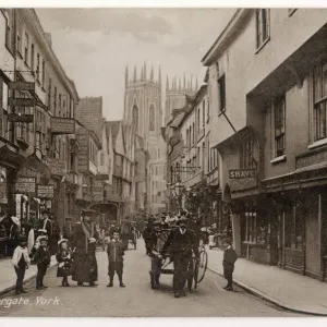 Low Petergate Print C1900 York Low Petergate Print C1900 York