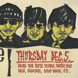 Youth club poster, Beatles night