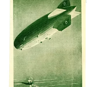 Zeppelin airship, timetable and rate chart