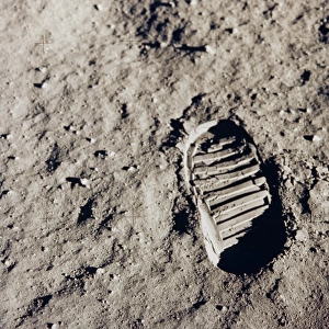 Apollo 11 bootprint
