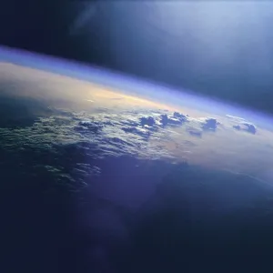 Clouds and Sunglint over Indian Ocean