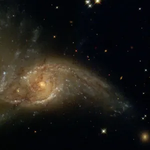 A Grazing Encounter Between Two Spiral Galaxies