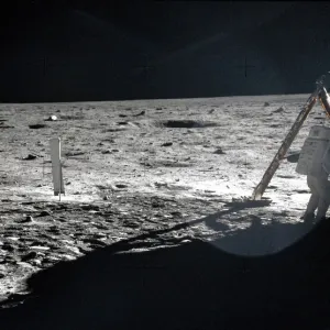 Neil Armstrong On The Moon