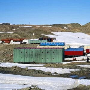 Antarctica Zhongshan Chinese base, Larsemann Hills, Antarctica