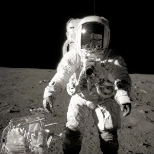 Astronaut Alan Bean on the Moon