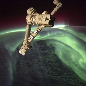 Aurora Australis, ISS image