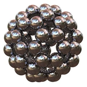 Buckminsterfullerene molecule C016 / 8364