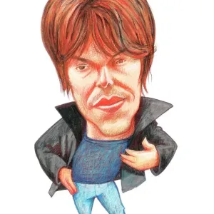 Caricature Print of Brian Cox