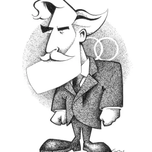 Print of John Venn, British logician and philosopher