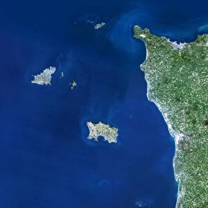 Channel Islands, satellite image